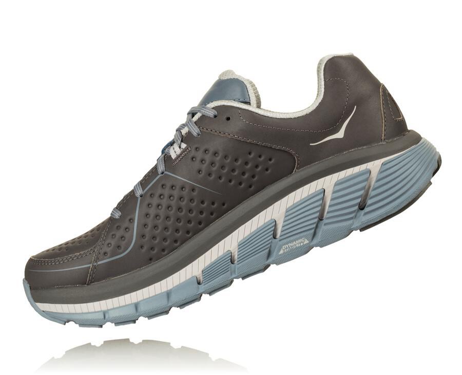 Tenis Hoka One One Feminino Marrom - Gaviota Couro - 027-YIXOLM